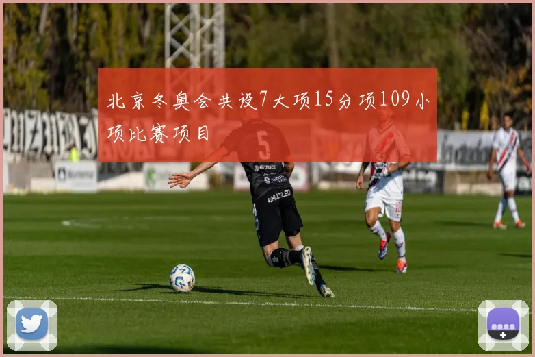 北京冬奥会共设7大项15分项109小项比赛项目