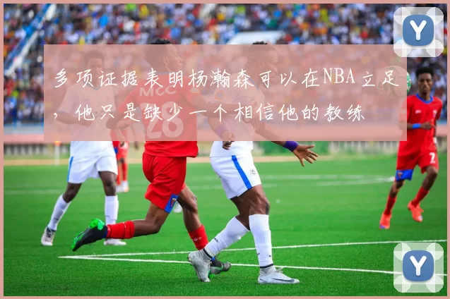 多项证据表明杨瀚森可以在NBA立足，他只是缺少一个相信他的教练