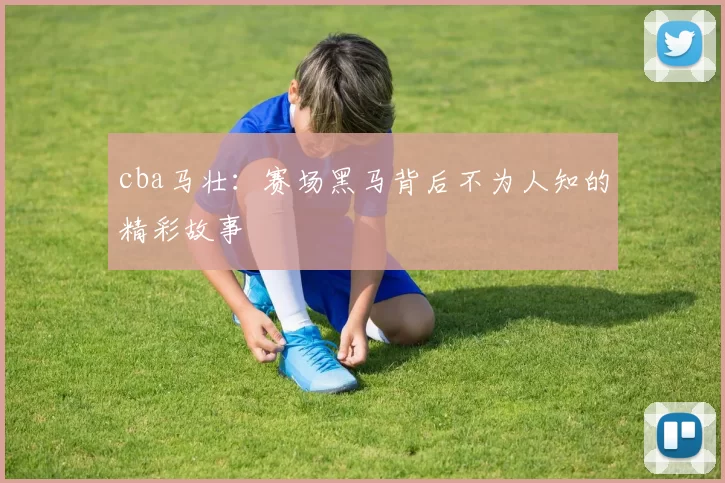 cba马壮：赛场黑马背后不为人知的精彩故事